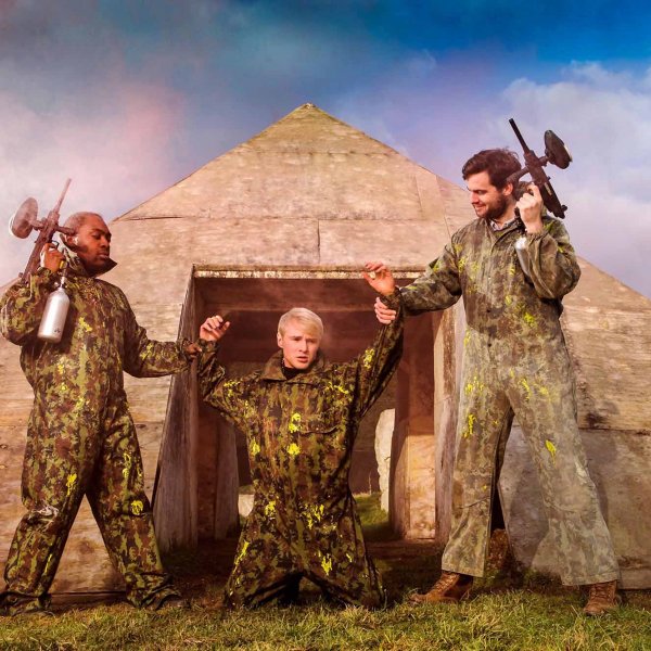 joseph_paintball_sj_01  © Licensed to simonjacobs.com. 22/01/2015 Watford, UK. The cast of Joseph and the Amazing Technicolor Dreamcoat try their hand at paintballing at the Bricket Wood Paintballing Centre. Mandatory photo credit : Simon Jacobs.